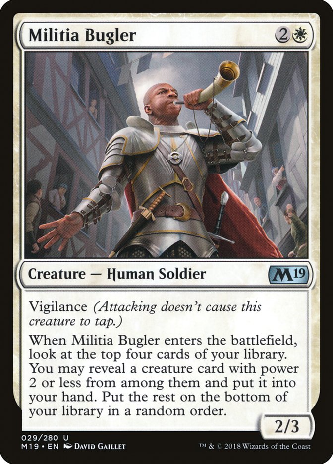 Militia Bugler [Core Set 2019] | Good Games Adelaide SA