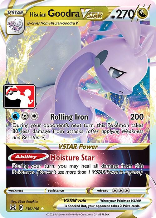 Hisuian Goodra VSTAR Series 3/4 136/196 (Prize Pack Series Cards)  - Holofoil | Good Games Adelaide SA