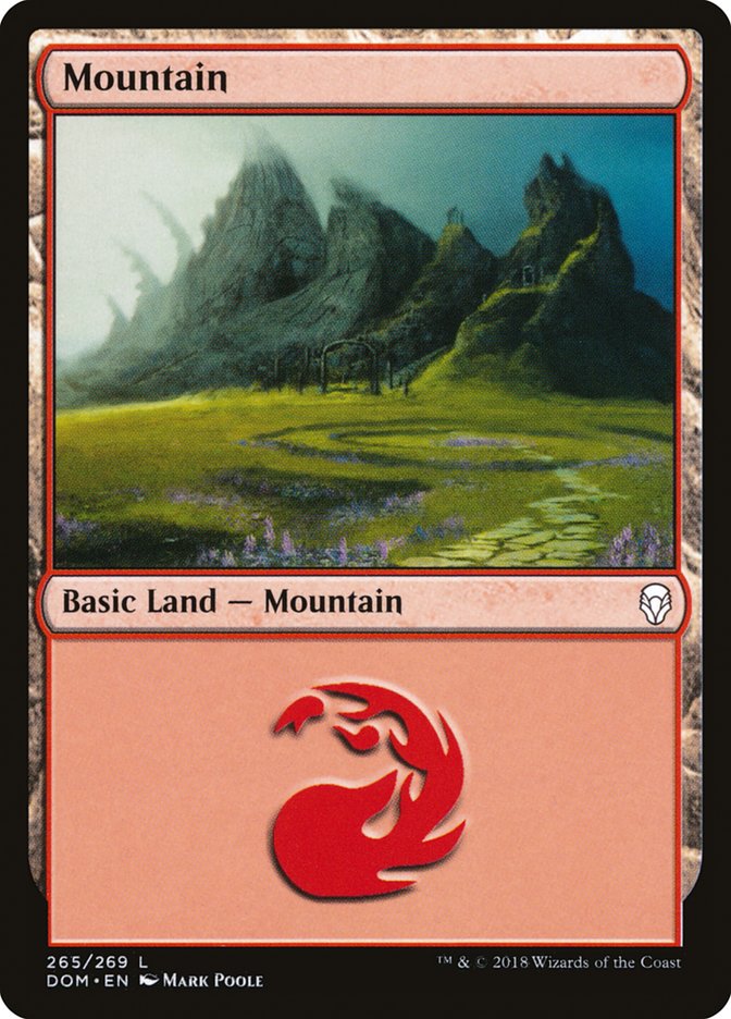 Mountain (265) [Dominaria] | Good Games Adelaide SA