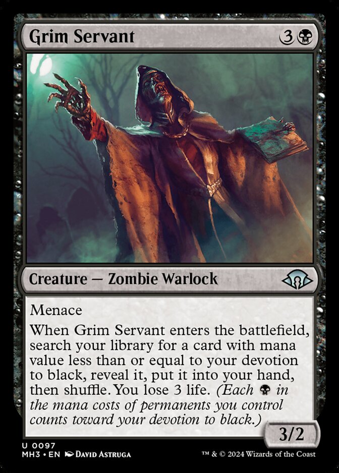 Grim Servant 97 (Modern Horizons 3)  - Foil | Good Games Adelaide SA