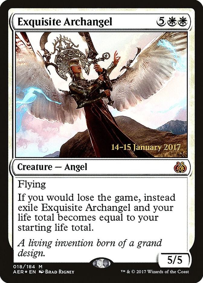 Exquisite Archangel 18 (Prerelease Cards)  - Foil | Good Games Adelaide SA