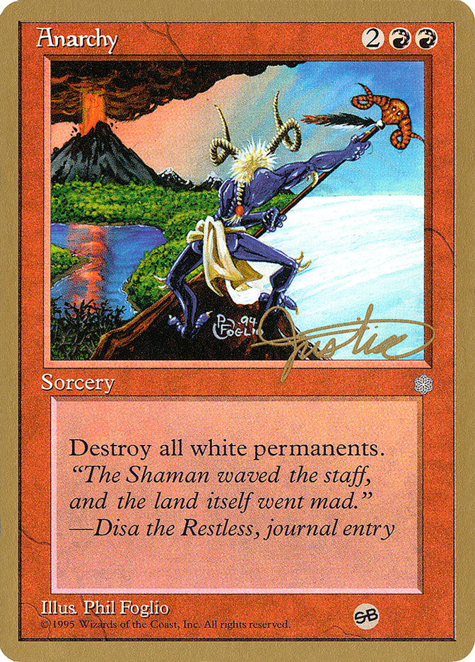 Anarchy (Mark Justice) (SB) [Pro Tour Collector Set] | Good Games Adelaide SA