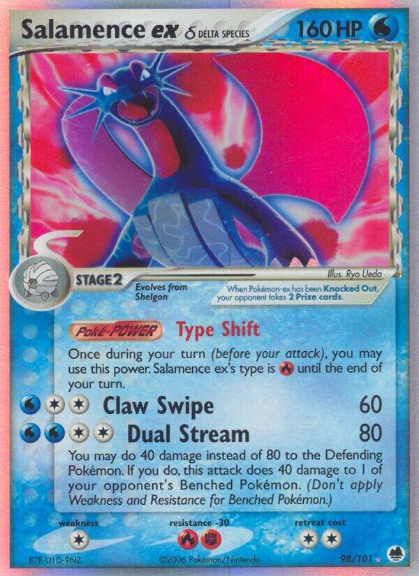 Salamence ex Delta Species 98/101 (Dragon Frontiers)  - Holofoil | Good Games Adelaide SA