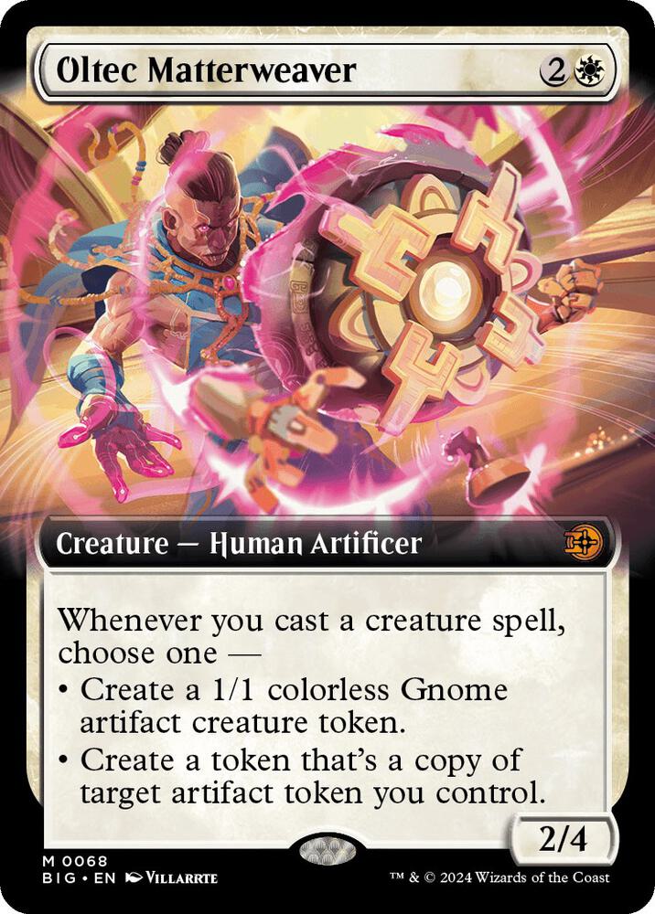 Oltec Matterweaver Extended Art 68 (Outlaws of Thunder Junction: The Big Score)  - Foil | Good Games Adelaide SA