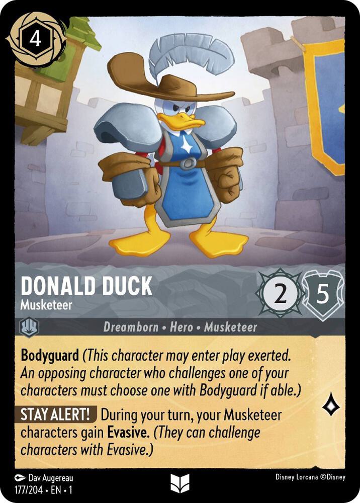 Donald Duck Musketeer 177/204 (The First Chapter)  | Good Games Adelaide SA
