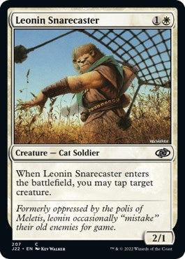 Leonin Snarecaster [Jumpstart 2022] | Good Games Adelaide SA