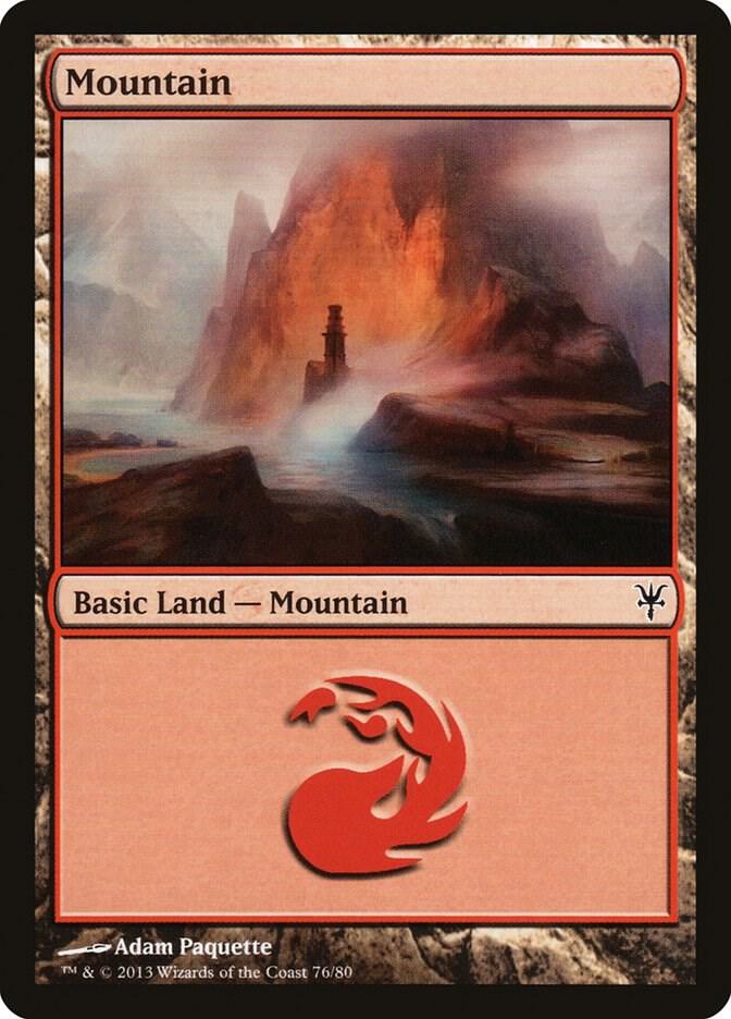 Mountain 76 76 (Duel Decks: Sorin vs. Tibalt)  | Good Games Adelaide SA
