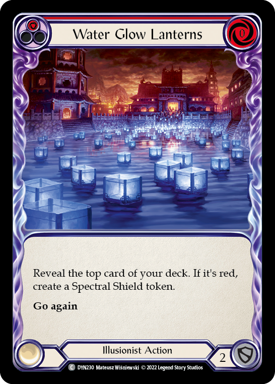 Water Glow Lanterns (Red) [DYN230] (Dynasty) | Good Games Adelaide SA