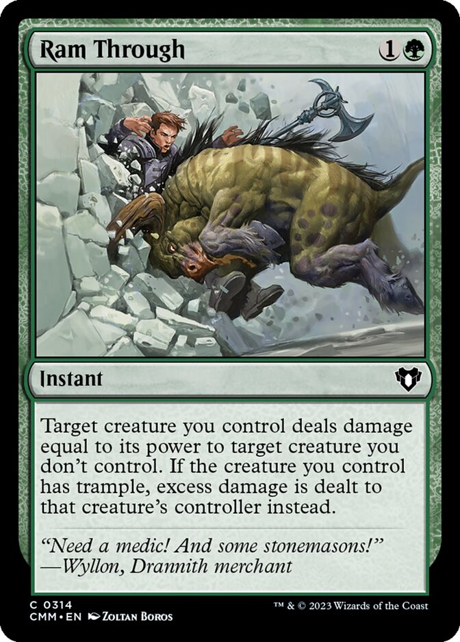 Ram Through 314 (Commander Masters)  | Good Games Adelaide SA