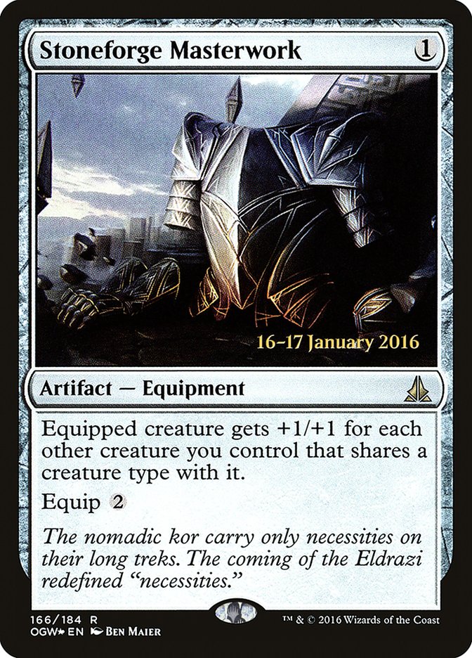 Stoneforge Masterwork [Oath of the Gatewatch Promos] | Good Games Adelaide SA