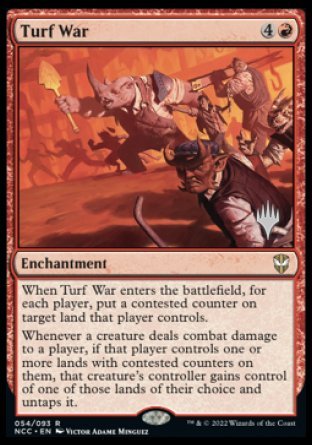 Turf War (Promo Pack) [Streets of New Capenna Commander Promos] | Good Games Adelaide SA