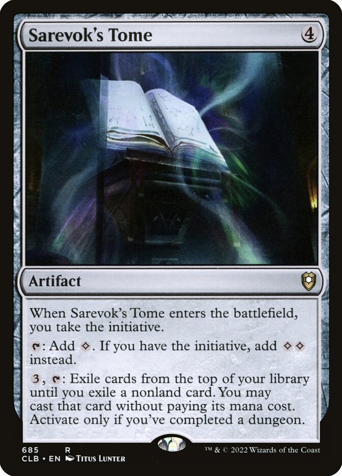 Sarevok's Tome 685 (Commander Legends: Battle for Baldur's Gate)  | Good Games Adelaide SA