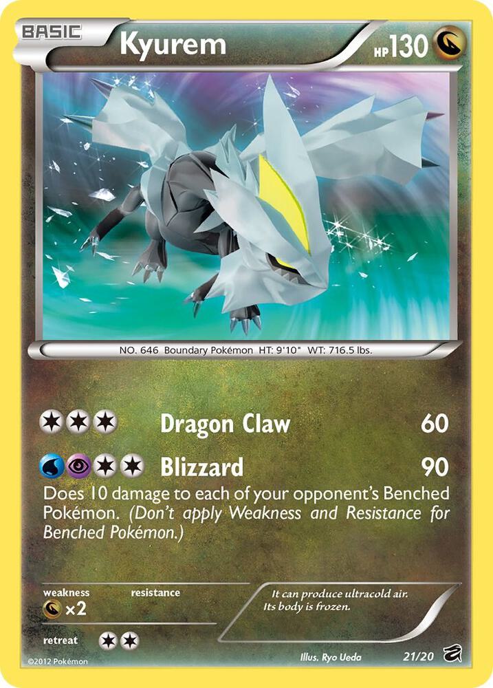 Kyurem 21/20 (Dragon Vault)  - Holofoil | Good Games Adelaide SA