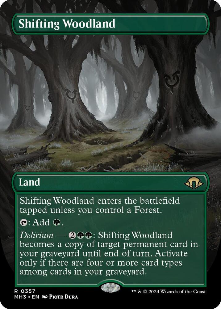 Shifting Woodland 357/319 (Modern Horizons 3)  - Borderless | Good Games Adelaide SA