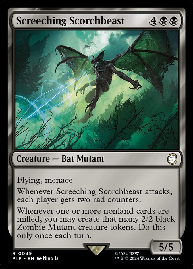 Screeching Scorchbeast 49 (Universes Beyond: Fallout)  | Good Games Adelaide SA
