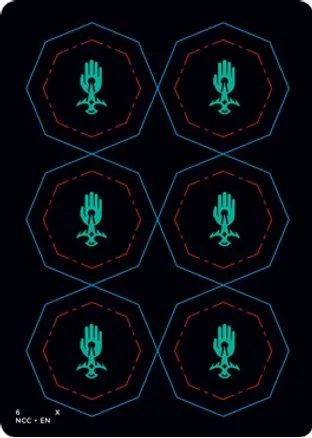 Punch Card Token (5/6) [Streets of New Capenna Commander Tokens] | Good Games Adelaide SA