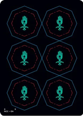 Punch Card Token (5/6) [Streets of New Capenna Commander Tokens] | Good Games Adelaide SA