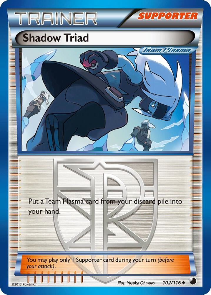 Shadow Triad Team Plasma 102/116 (Plasma Freeze)  - Reverse Holofoil | Good Games Adelaide SA