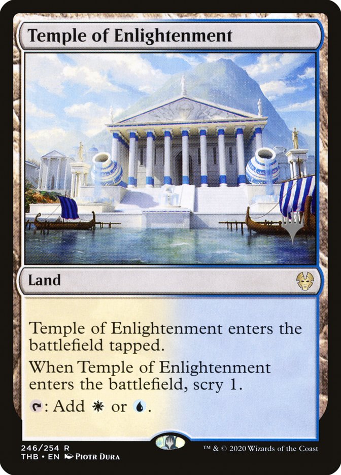 Temple of Enlightenment (Promo Pack) [Theros Beyond Death Promos] | Good Games Adelaide SA
