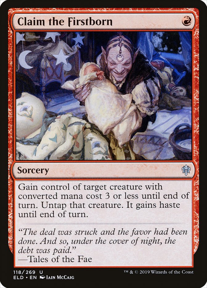 Claim the Firstborn 118 (Throne of Eldraine)  - Foil | Good Games Adelaide SA
