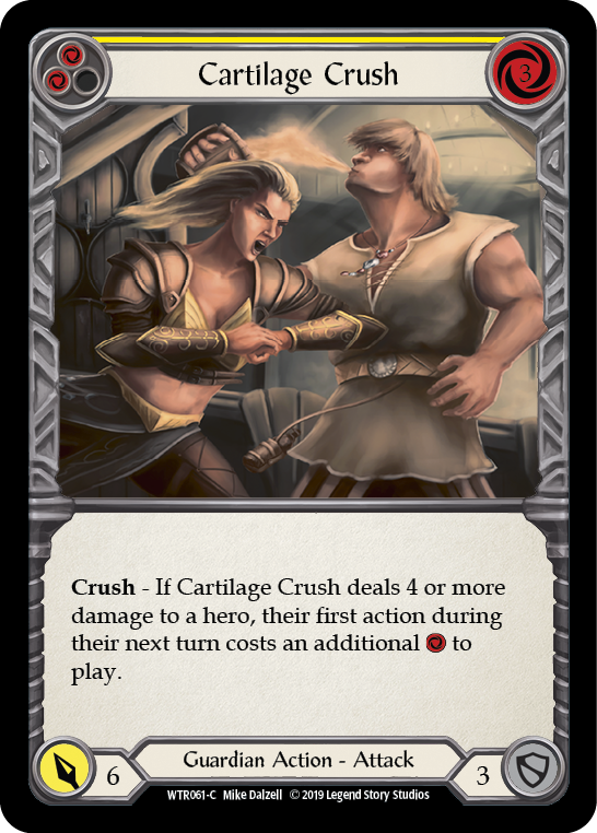 Cartilage Crush (Yellow) [WTR061-C] Alpha Print Normal | Good Games Adelaide SA