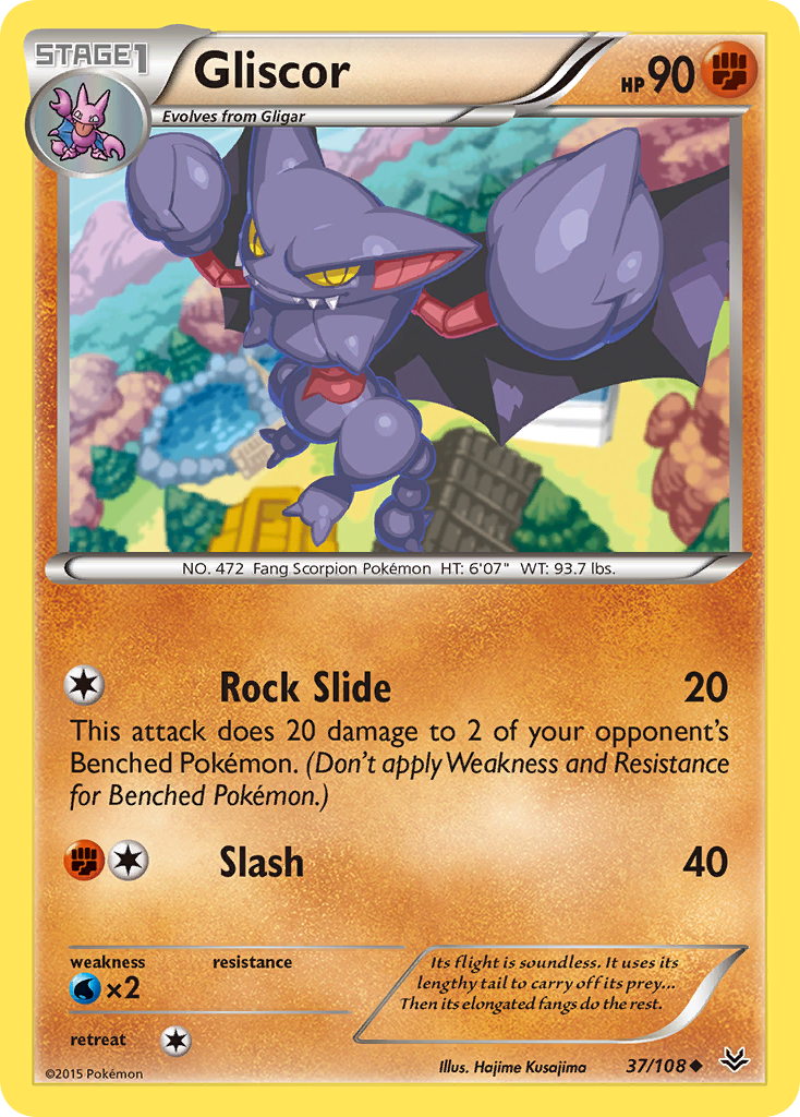 Gliscor (37/108) [XY: Roaring Skies] | Good Games Adelaide SA