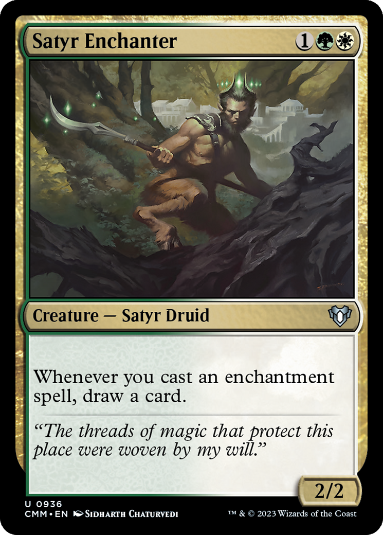 Satyr Enchanter [Commander Masters] | Good Games Adelaide SA