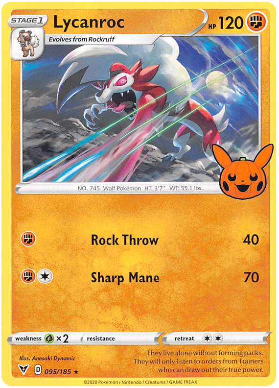 Lycanroc (095/185) [Trick or Trade 2023] | Good Games Adelaide SA