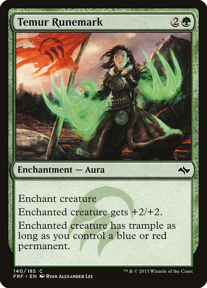 Temur Runemark 140/185 (Fate Reforged)  - Foil | Good Games Adelaide SA
