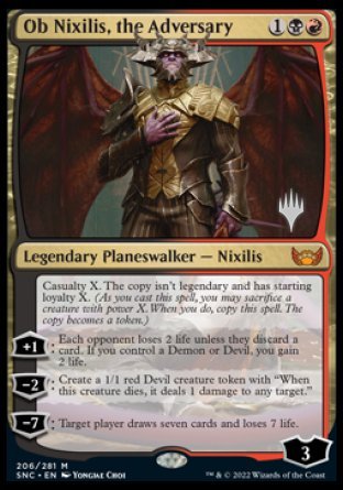 Ob Nixilis, the Adversary (Promo Pack) [Streets of New Capenna Promos] | Good Games Adelaide SA
