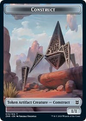 Construct // Kor Warrior Double-sided Token [Zendikar Rising Tokens] | Good Games Adelaide SA