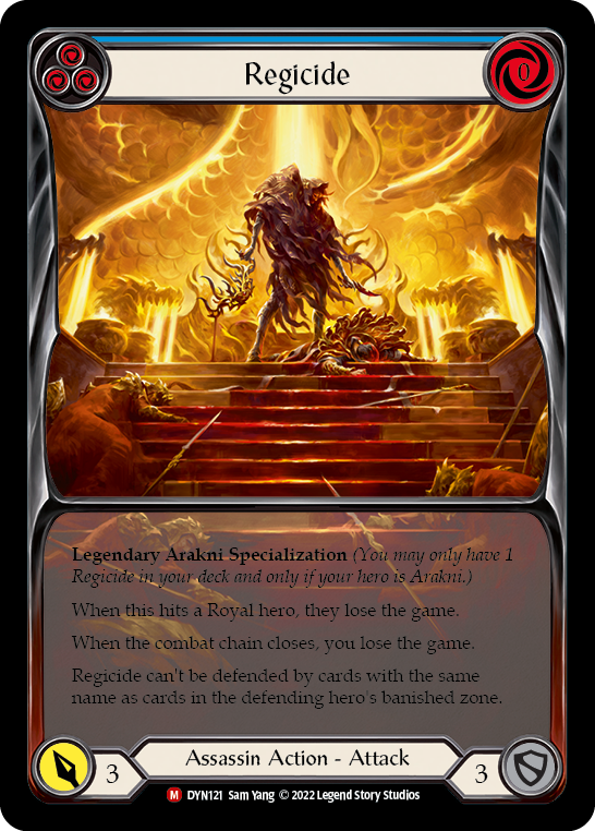 Regicide (Extended Art) [DYN121] (Dynasty)  Rainbow Foil | Good Games Adelaide SA