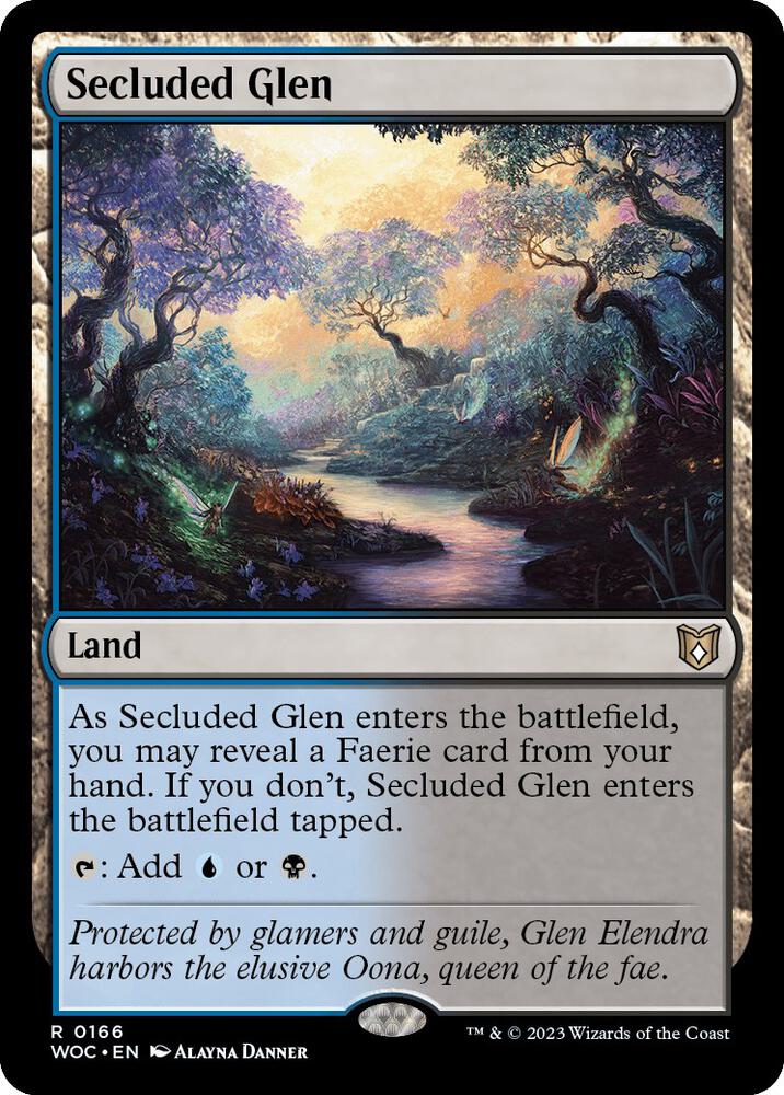 Secluded Glen 166 (Commander: Wilds of Eldraine)  | Good Games Adelaide SA