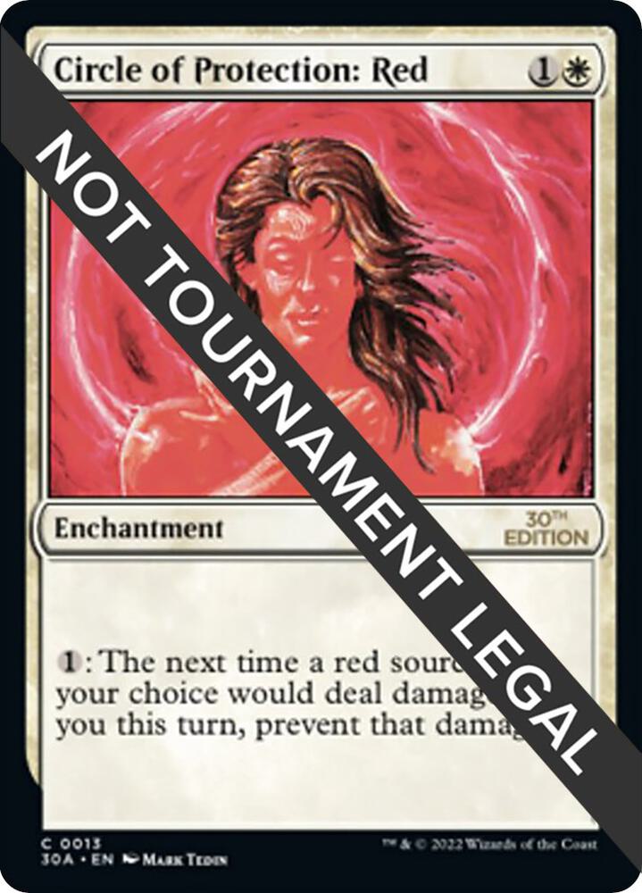 Circle of Protection Red 13 (30th Anniversary Edition)  | Good Games Adelaide SA