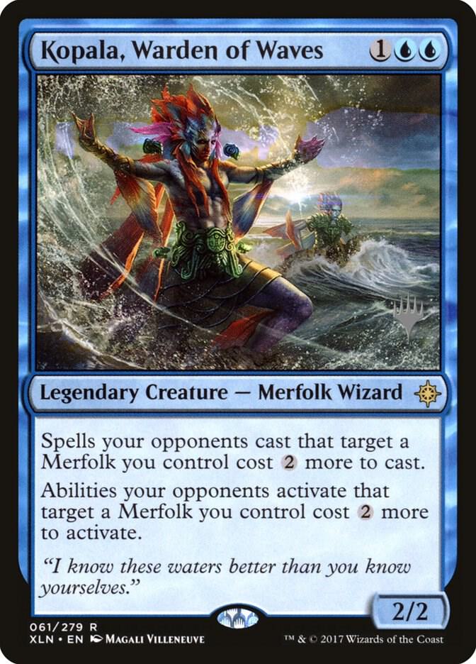 Kopala Warden of Waves 61 (Promo Pack: Core Set 2020)  - Foil | Good Games Adelaide SA