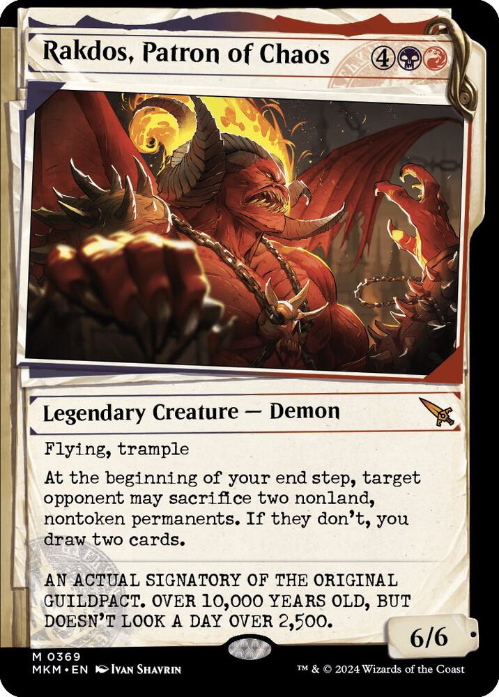 Rakdos, Patron of Chaos 369 (Murders at Karlov Manor)  | Good Games Adelaide SA
