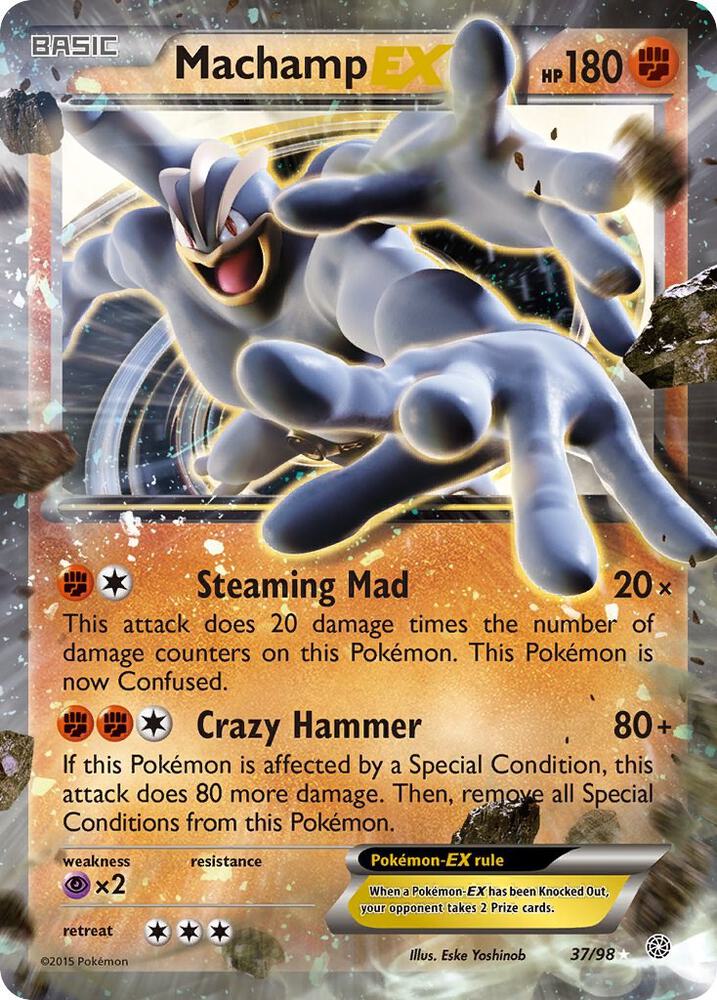 Machamp EX 37/98 (XY - Ancient Origins)  - Holofoil | Good Games Adelaide SA