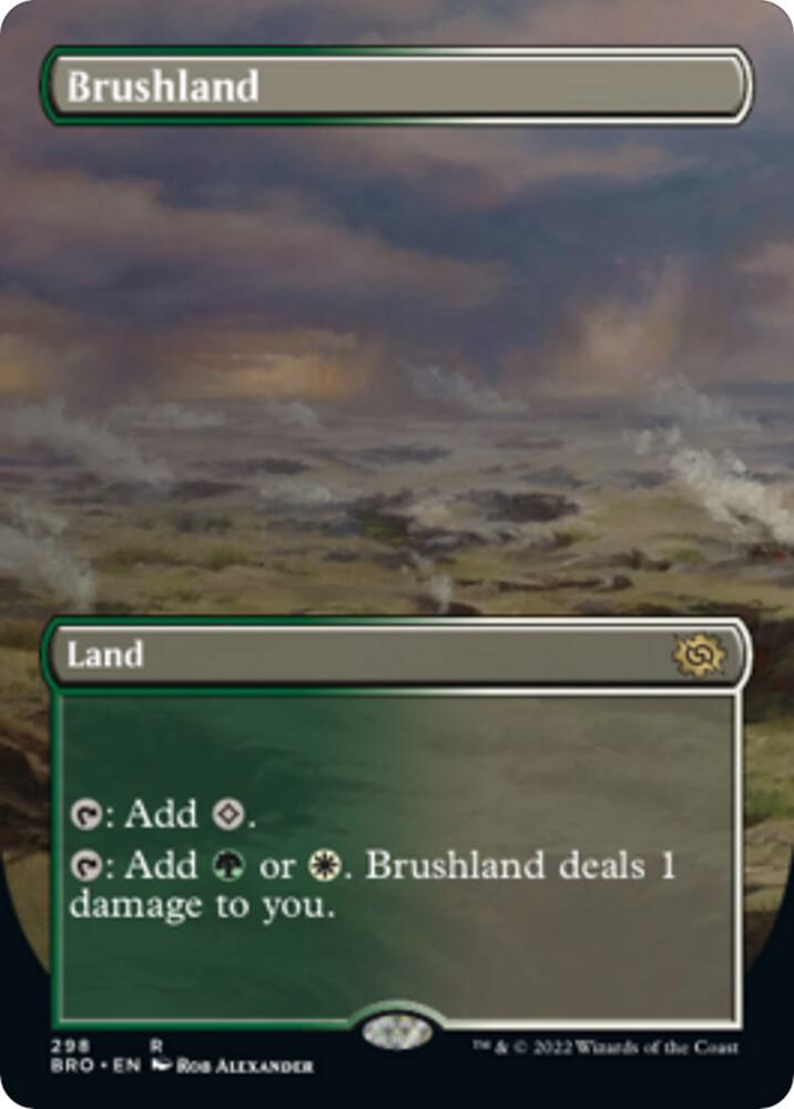Brushland Borderless 298/287 (The Brothers' War)  | Good Games Adelaide SA
