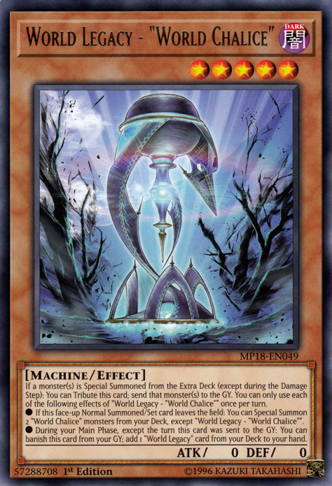 World Legacy - "World Chalice" [MP18-EN049] Rare | Good Games Adelaide SA