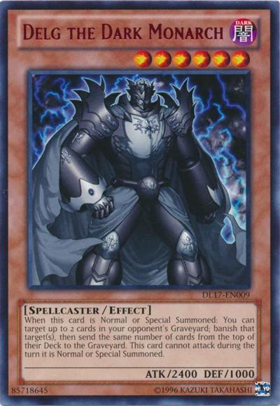 Delg the Dark Monarch (Green) [DL17-EN009] Rare | Good Games Adelaide SA