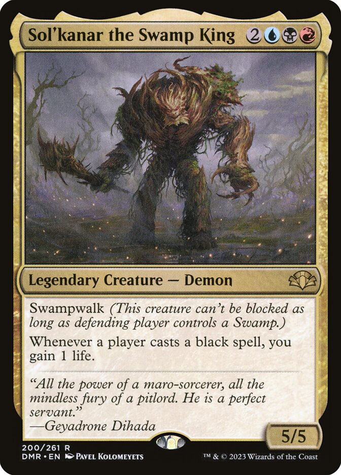 Sol'kanar the Swamp King 200 (Dominaria Remastered)  | Good Games Adelaide SA