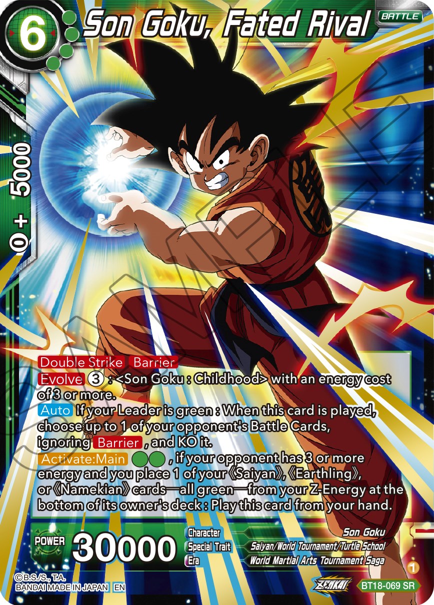 Son Goku, Fated Rival (BT18-069) [Dawn of the Z-Legends] | Good Games Adelaide SA