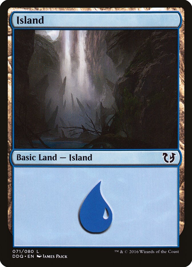 Island (71) [Duel Decks: Blessed vs. Cursed] | Good Games Adelaide SA