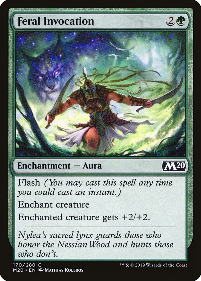 Feral Invocation [Core Set 2020] | Good Games Adelaide SA