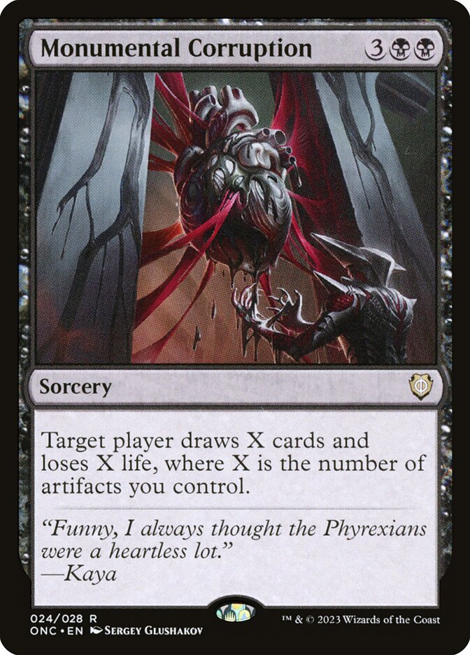 Monumental Corruption 24 (Commander: Phyrexia: All Will Be One)  - Foil | Good Games Adelaide SA