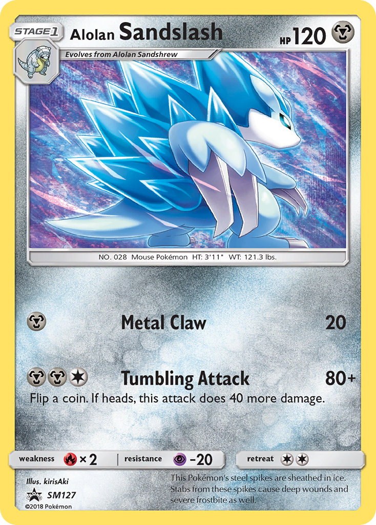 Alolan Sandslash (SM127) [Sun & Moon: Black Star Promos] | Good Games Adelaide SA