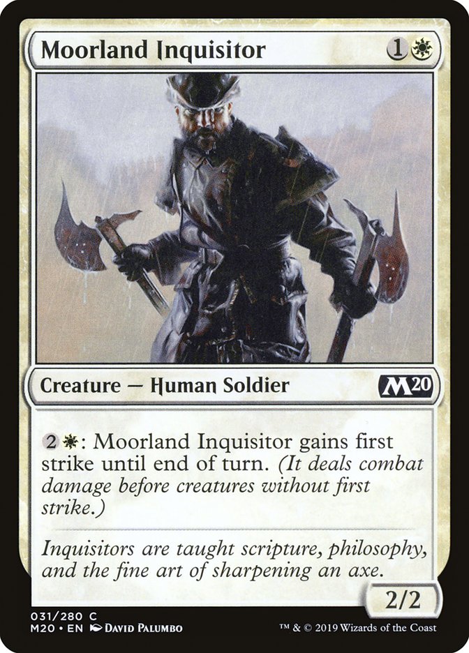 Moorland Inquisitor 31 (Core Set 2020)  - Foil | Good Games Adelaide SA