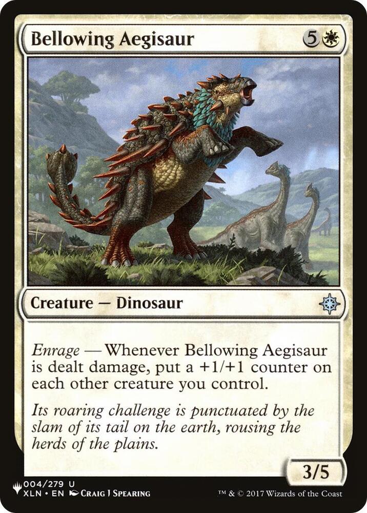 Bellowing Aegisaur 004/279 (The List Reprints)  | Good Games Adelaide SA
