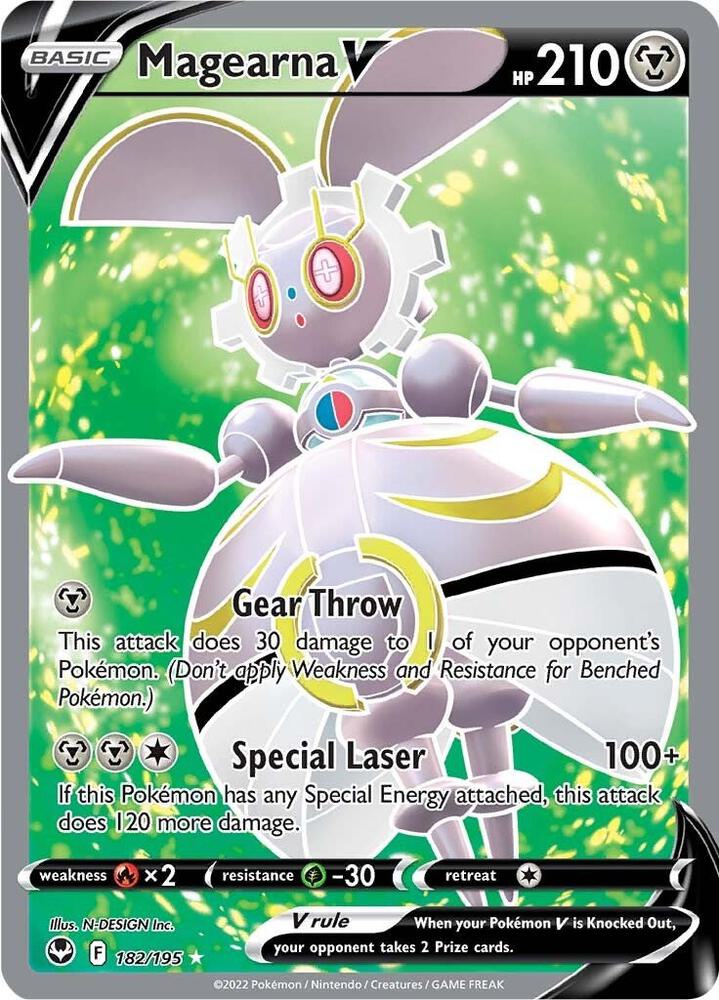 Magearna V Full Art 182/195 (SWSH12: Silver Tempest)  - Holofoil | Good Games Adelaide SA