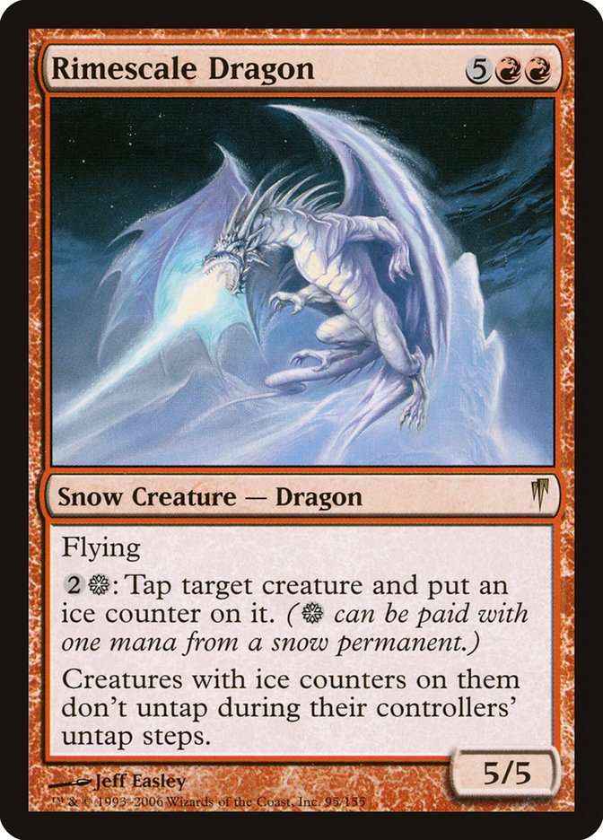 Rimescale Dragon 95 (Coldsnap)  - Foil | Good Games Adelaide SA